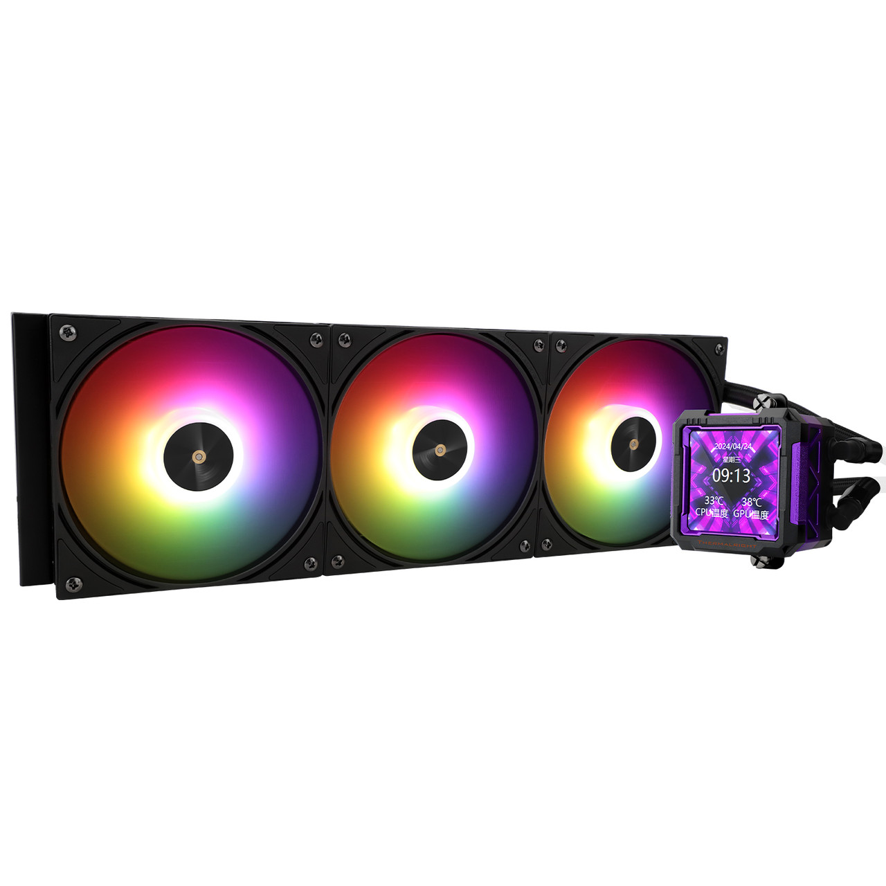 СВО Thermalright Frozen Warframe PRO 360 BLACK ARGB, фото 1