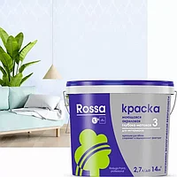Rossa 3 (Росса), глубоко матовая акриловая краска для стен и обоев (база А)