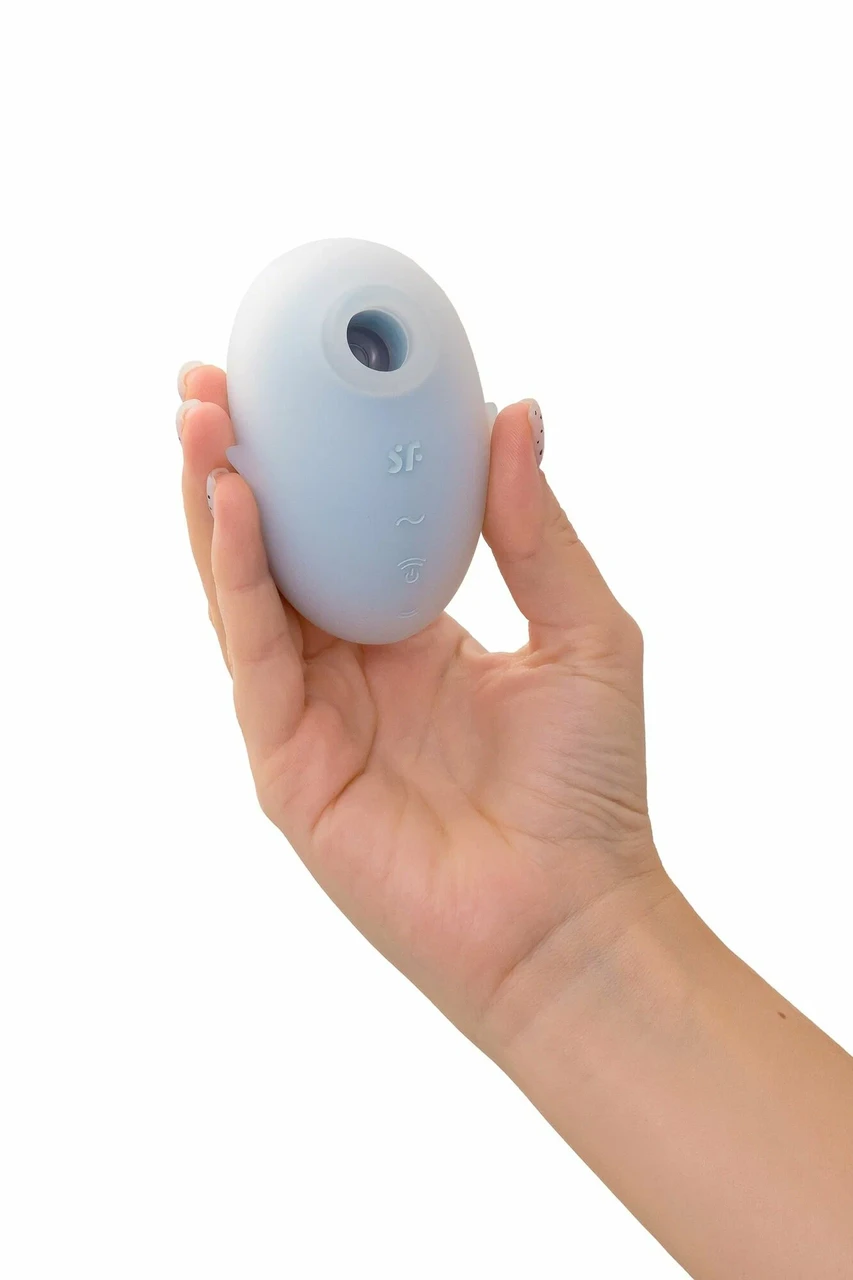 Стимулятор клитора Satisfyer Cutie Ghost голубой