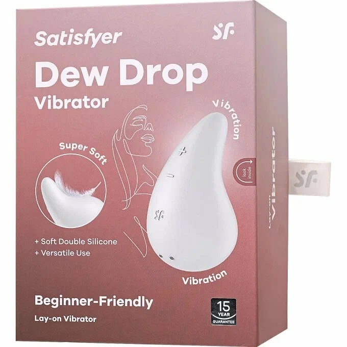 Клиторальный мини-вибратор Satisfyer Dew Drop белый