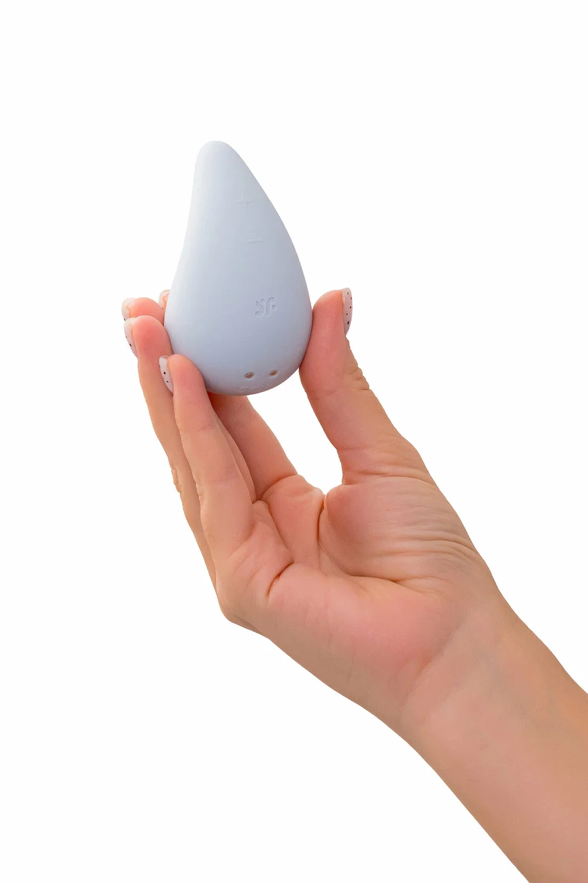 Клиторальный мини-вибратор Satisfyer Dew Drop синий