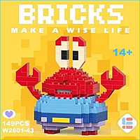 3D Мини-конструктор Bricks "Красти Крабс | Спанч Боб"