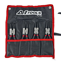 A1 Tools Набор съемников стопорных колец, 4 пр. (L-230мм.), на полотне A1-FL102 FL102