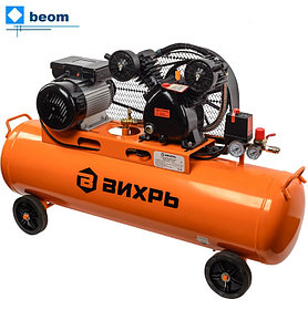 Компрессор Вихрь КМП-400/100Р ( кВт 2.5 | л/мин 400 | Бак 100 л | 10 бар | В 220-230В, ~50 Гц | Вес, кг 60 кг )