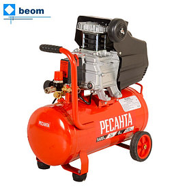 Компрессор Ресанта КП-24/230М ( кВт 1,6 | л/мин 230 | Бак 24 л | 8 бар | В 220-230В, ~50 Гц | Вес, кг 19.2 кг )