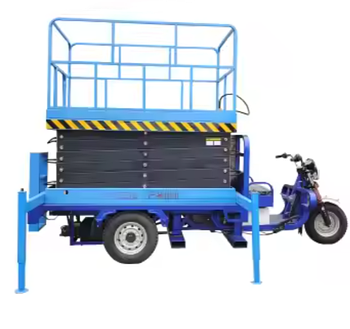 Гидравлический самоходный ножничный подъемник трицикл (8м)