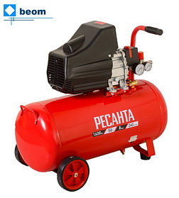 Компрессор Ресанта КП-50/240М ( кВт 1,6 | л/мин 240 | Бак 50 л | 8 бар | В 220-230В, ~50 Гц | Вес, кг 24.5 кг )