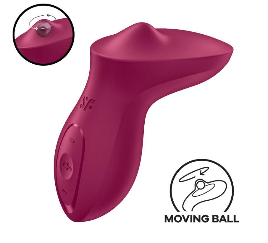 Стимулятор клитора Satisfyer Exciterrr Rolling Lay-on фиолетовый