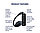 Виброяйцо Satisfyer Ribbed Petal черный (Connect App), фото 4