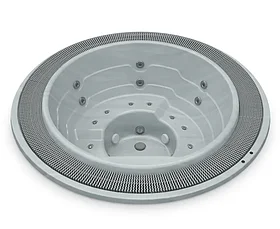 Переливной спа бассейн AquaVia Capri, без теплозащитной крышки, подсветка