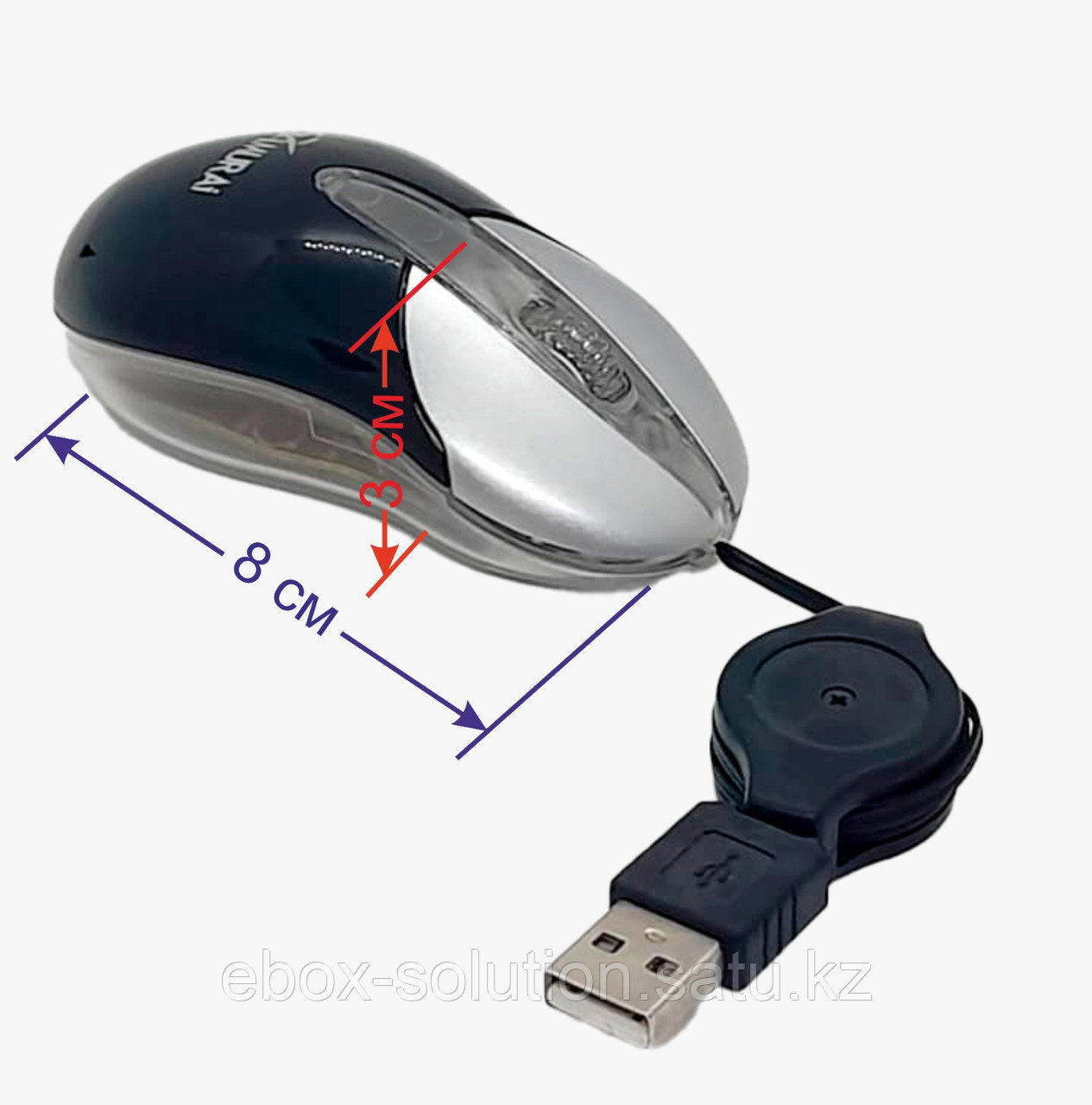 Mini оптическая мышка USB - фото 1 - id-p124187164