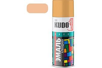 Эмаль универсальная Kudo, бежевая, глянцевая, 520 мл/270 г