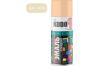Эмаль универсальная Kudo, слоновая кость, глянцевая, 520 мл/270 г