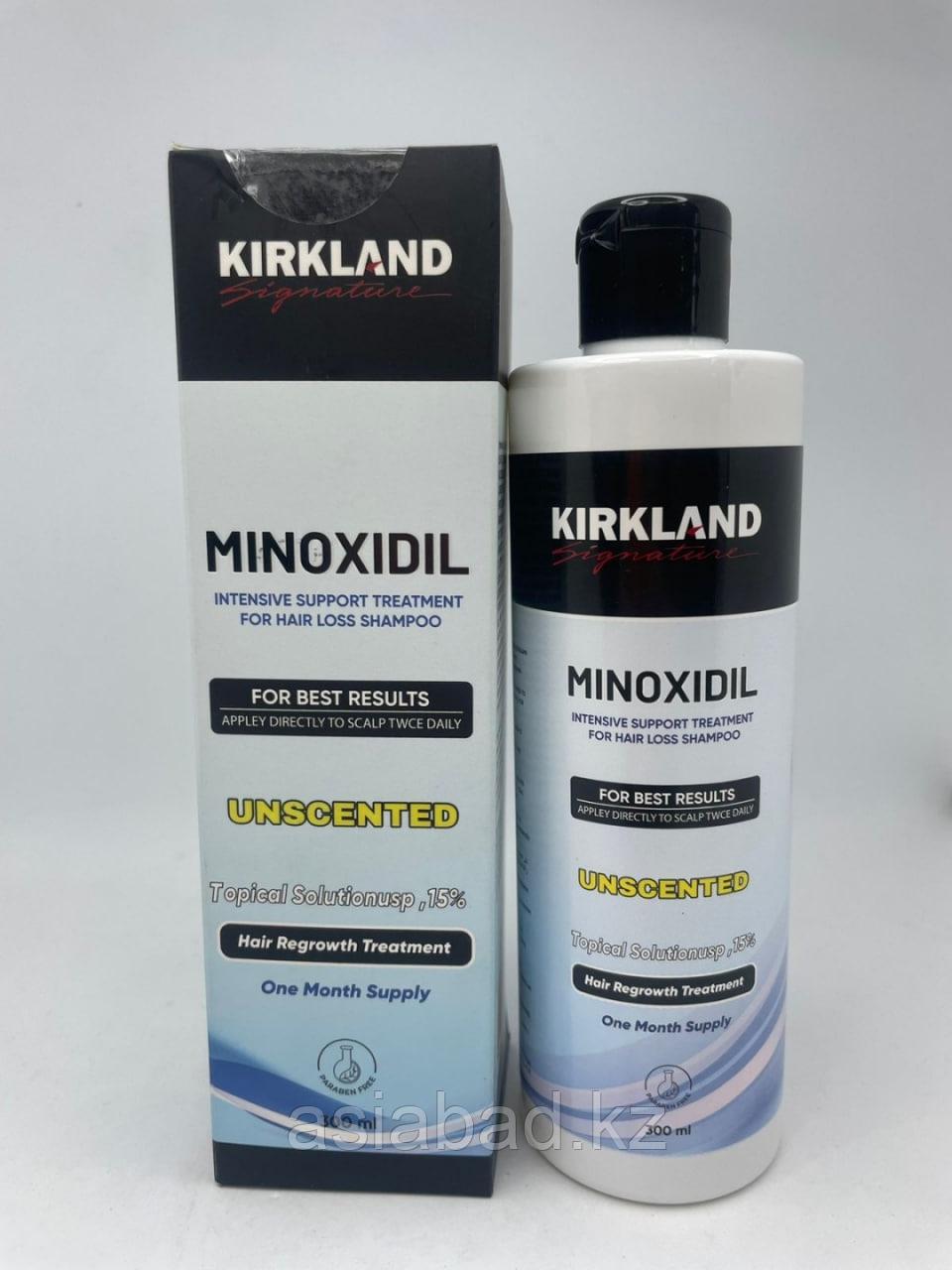 Kirkland Minoxidil Shampoo - Шампунь Миноксидил по уходу за волосами для роста волос и бороды, 300 мл, фото 1