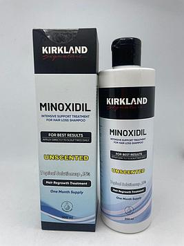 Kirkland Minoxidil Shampoo - Шампунь Миноксидил по уходу за волосами для роста волос и бороды, 300 мл