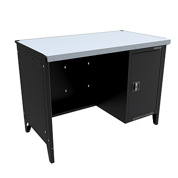 Верстак слесарный 1 тумбовый, столешница Zn /PowerMechanics-SW0000104RDD/