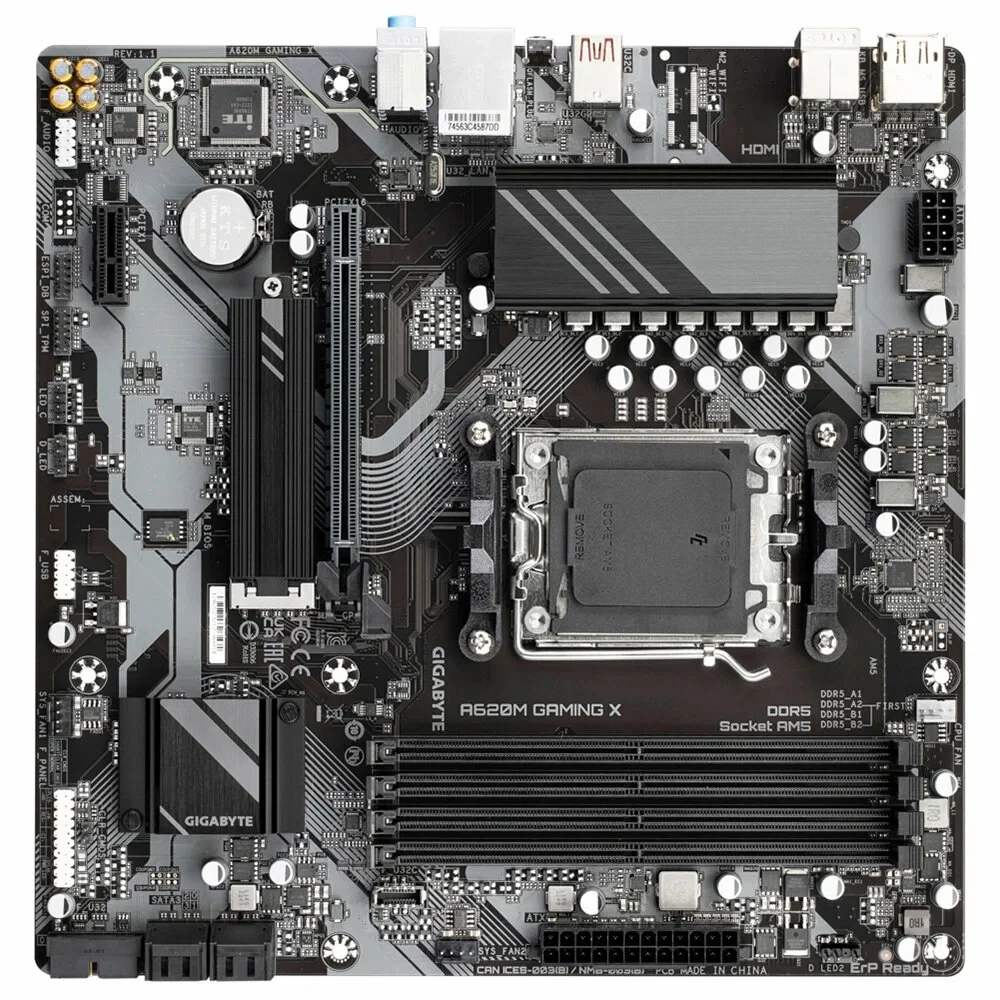 Материнская плата GIGABYTE A620M GAMING X