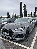 Карбоновый обвес для Audi RS5 B9.5 2023+ Ауди бампер диффузор губа переднего бампера спойлер