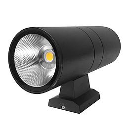 COB ғимаратының қасбетіне арналған екі жақты 14 Вт шам. Қара