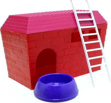 Домик для грызунов пластик (комплект)