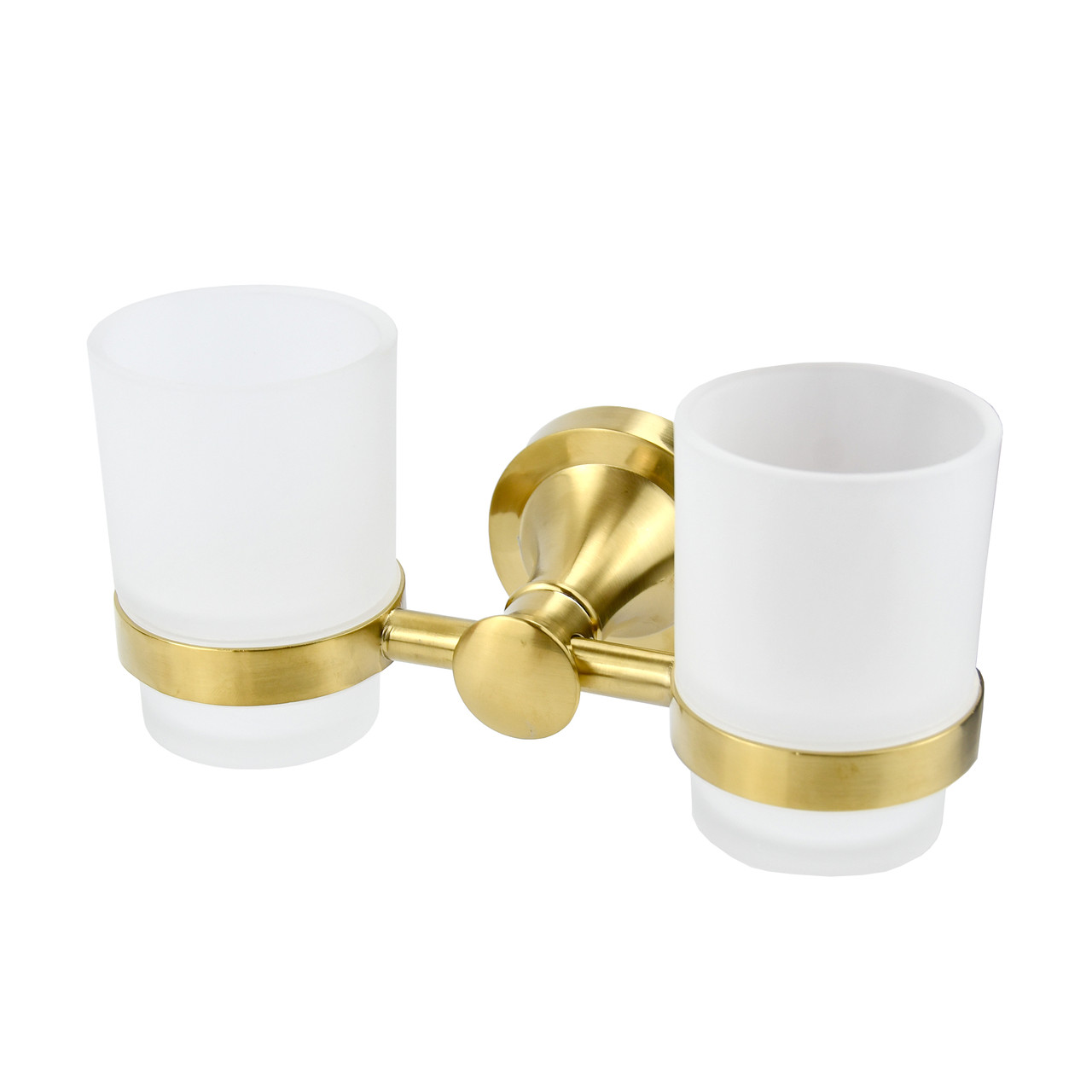 GT1411 Стаканы для зубных щеток / настенные крепление / матовое золото, фото 1