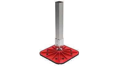 Кровельная опора SOLID FOOT 350x350 с вертикальным кронштейном 70х70