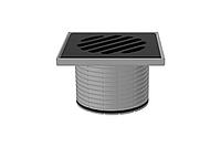 Надставной элемент с чугунной решеткой с незамерзающим затвором для трапов серии 310, 510, 520