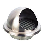 Выход стенной нержавеющий металлический с решёткой и сеткой,VLA 100