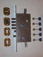 ISEO 00618 0028 IOSSP замок врезной сувальдный+цилиндровый перекодируемый 1+5+5+5 к. 95 мм (618DI TBLL 15)