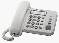Телефон проводной Panasonic KX-TS2352RUW, белый