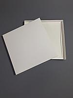 Коробка 25,5*25,5*2см крышка+дно белая