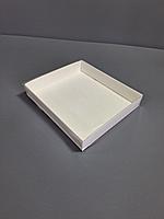 Коробка 18*16*3см с прозрачной крышкой +дно белое