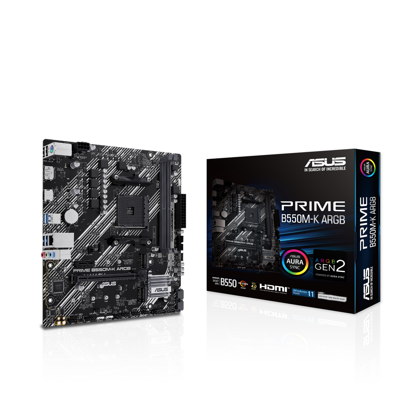 Материнская плата ASUS PRIME B550M-K ARGB