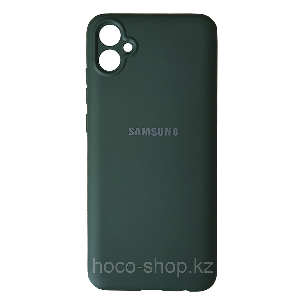 Чехол на Samsung Galaxy A04E гель темно-зеленый