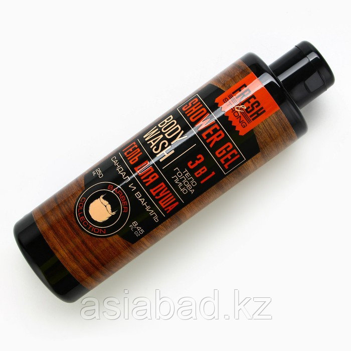 HARD LINE - Гель для душа, аромат сандала и ванили 250 мл, фото 1