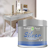 "Серебро" (Silver) Радуга-117, декоративная перламутровая эмаль
