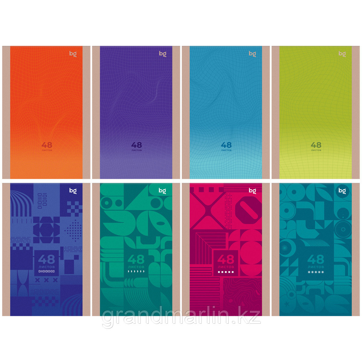 Блокнот А6 48л. на скрепке BG "Моноколор", фото 1