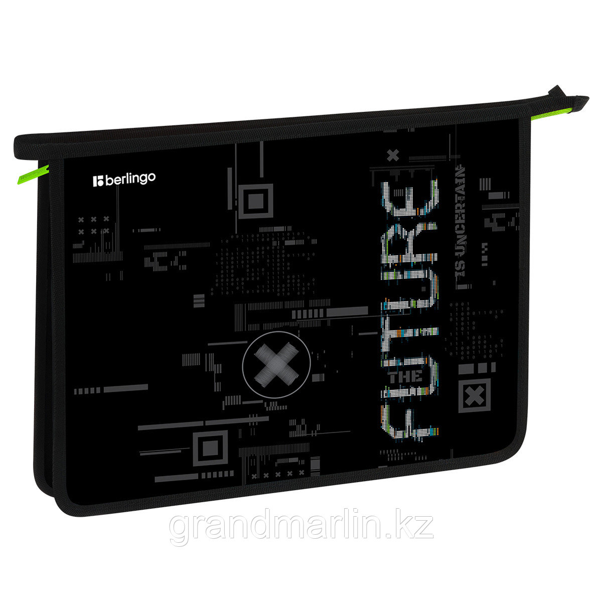 Папка для тетрадей 1 отделение, А4 Berlingo "FutureX", 340*245*40 мм, пластик, на молнии, фото 1