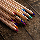 Карандаши цветные Гамма "Мультики", 18цв., супермягкие, увелич. диаметр грифеля 4,0мм, заточен., кар, фото 7