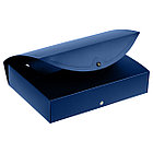 Короб архивный на кнопке OfficeSpace разборный, 70мм, пластик, 900мкм, синий, фото 3