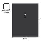 Тетрадь 48л., А5, клетка BG "Monocolor. Black. Concise", soft-touch ламинация, тиснение фольгой, фото 10