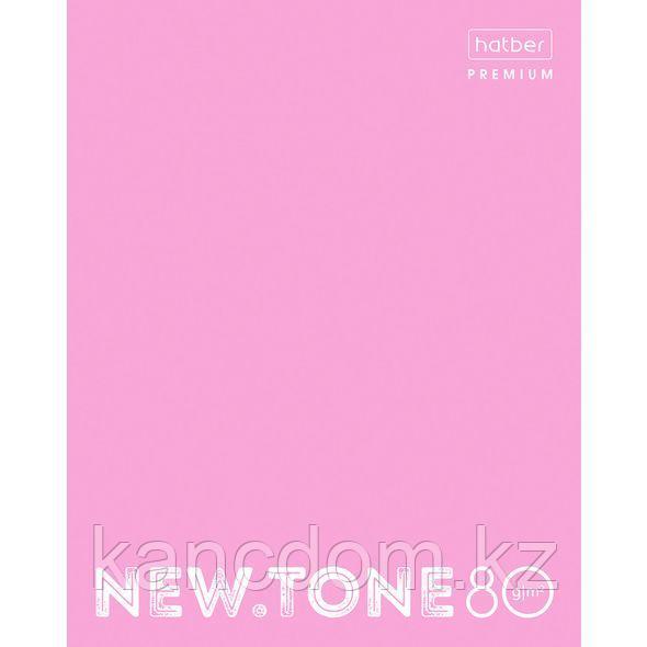 Тетрадь А5 80л клетка Hatber Premium "NewTone Pastel - Пион" 80Т5лA1_05018
