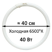 Лампа люм. круглая PHILIPS TL-E Circular 40W/54 765, 6500°K, 9 000 ч.