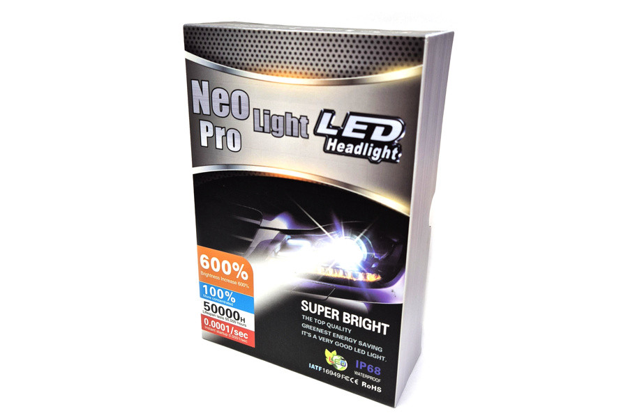 Лампа LED H4 NEOMAX H41656 (комплект 2шт.) (с вентилятором), фото 1