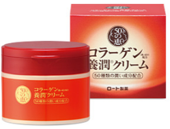 Антивозрастной крем для лица, 90 гр, ROHTO 50 MEGUMI COLLAGEN YOJUN CREAM
