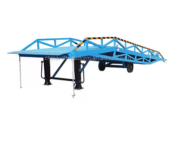 Мобильная погрузочная рампа для разгрузки контейнера (механический пандус)