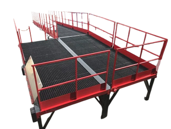 Мобильная погрузочная рампа комбинированная (гидравлический пандус)