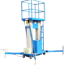 Подъемник трехмачтовый-двухстоечный телескопический GTWY06 (10м)