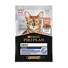 Pro Plan Indoor, для домашних кошек с лососем в соусе, пауч 85гр.