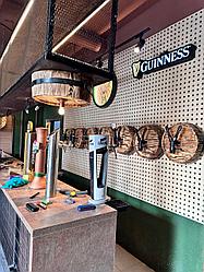 Срез деревянной декоративной бочки H150 * D400 мм.